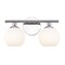 Z-Lite Neoma Vanity, 2-Light, 13.5 In.W x 6.75 In.L x 7.25 In.H, Chrome /Opal Etched 1100-2V-CH - alternate 1